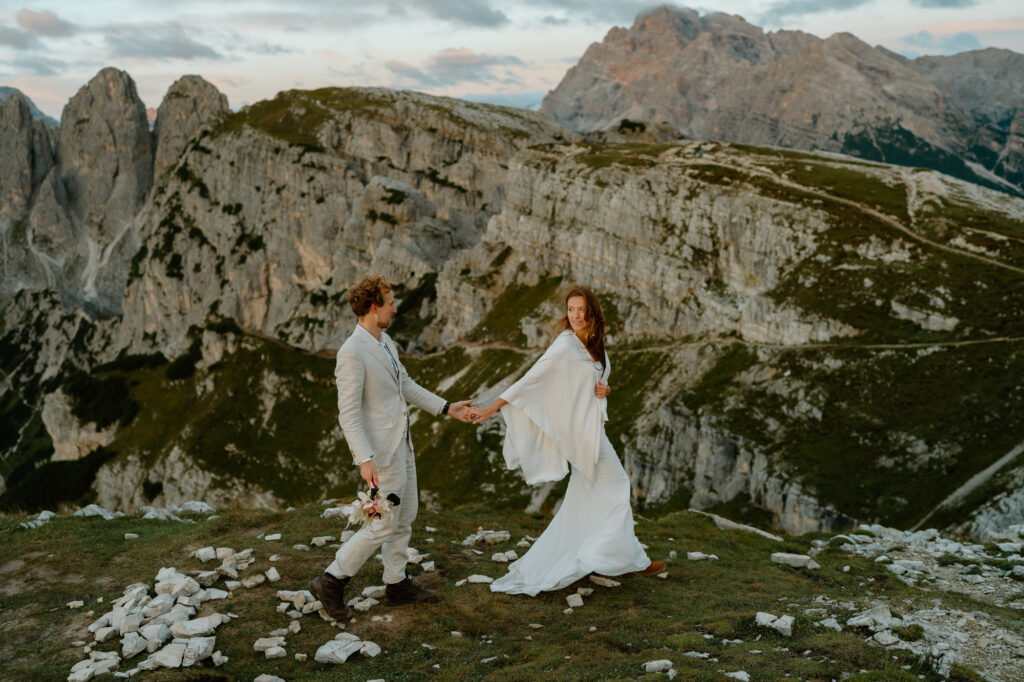 An elopement in the Italian Dolomites 