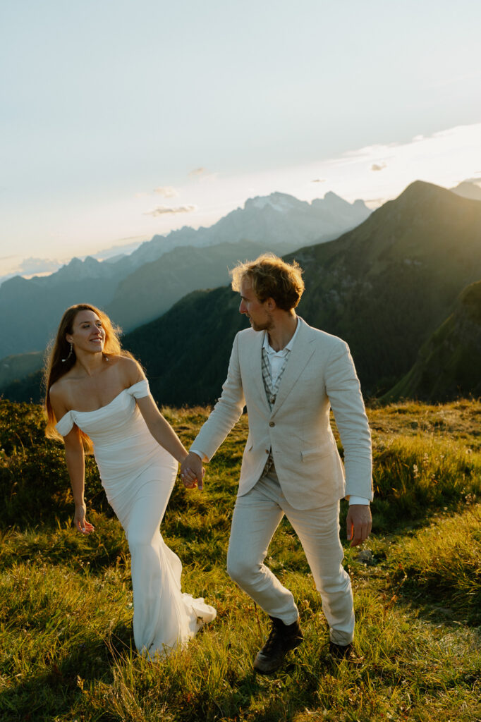 An elopement in the Italian Dolomites 