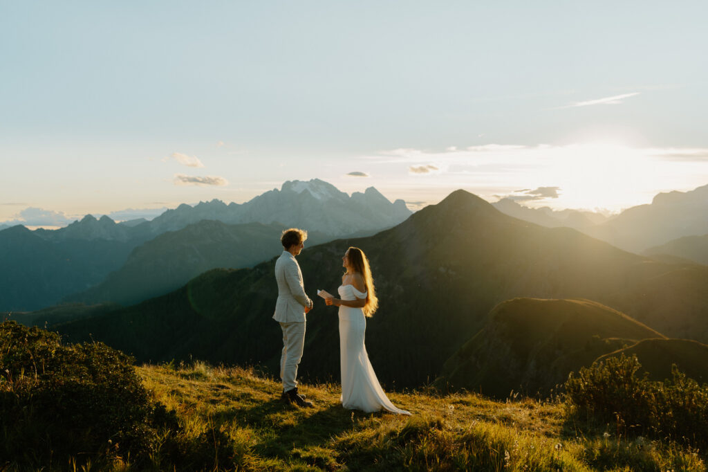 An elopement in the Italian Dolomites 