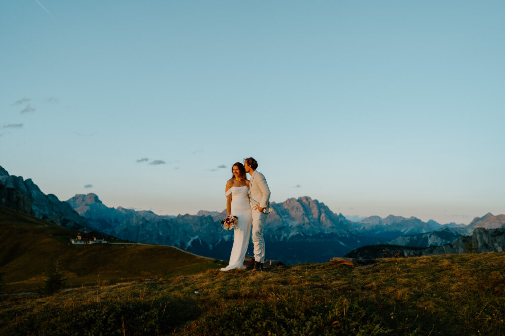 An elopement in the Italian Dolomites 