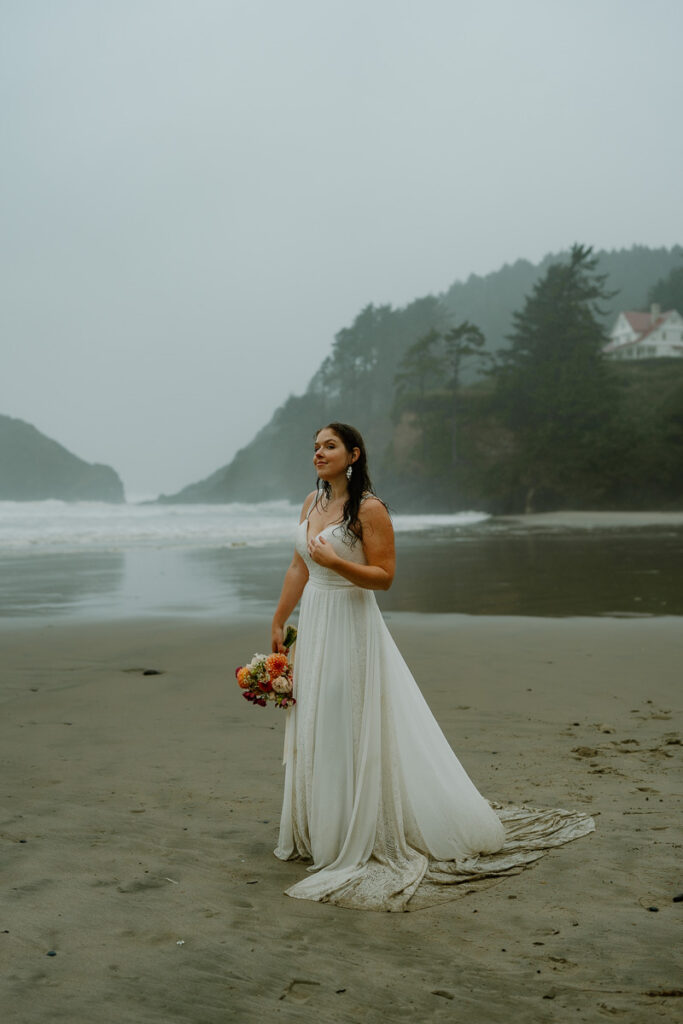 Florence, Oregon elopement photos. 