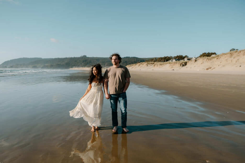 oregon coast engagement photos
