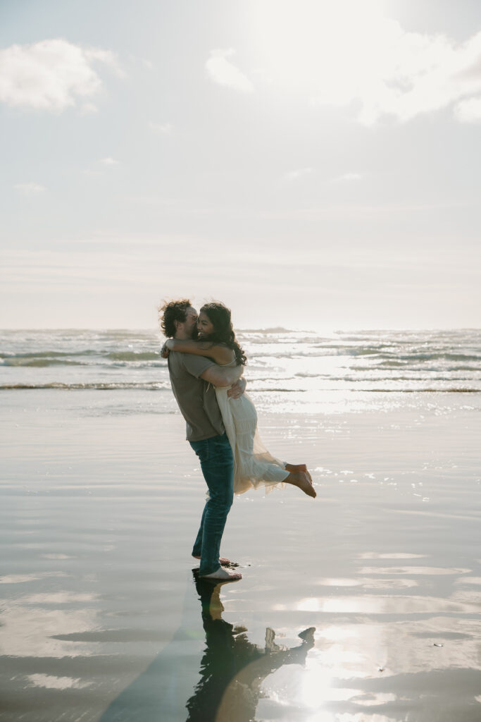 oregon coast engagement photos